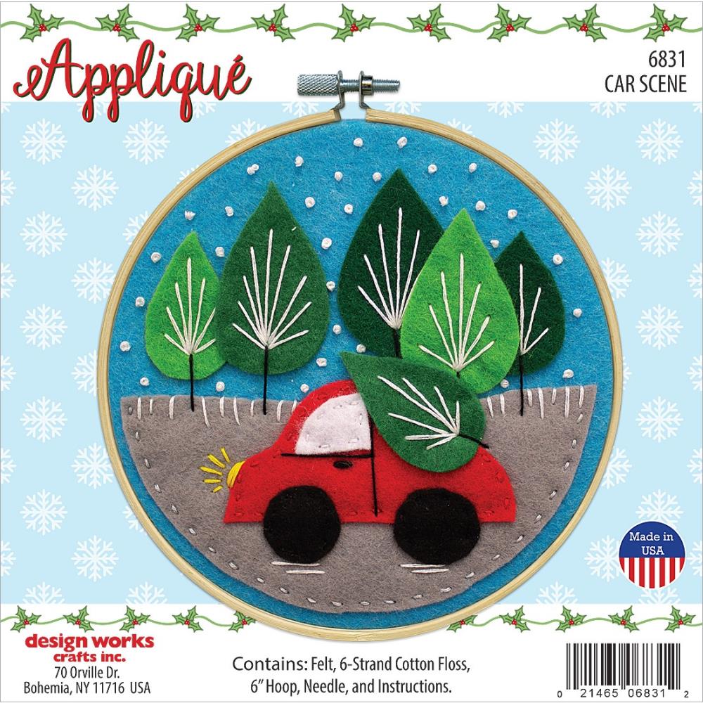Car Scene - Felt Applique Kit