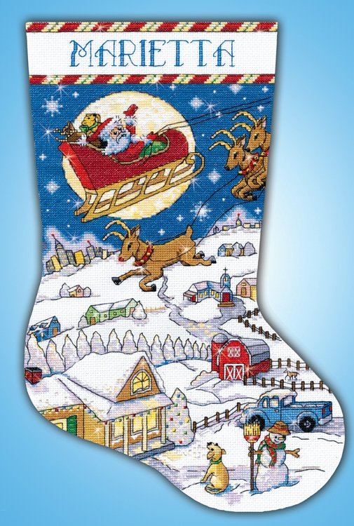 Countryside Delivery - Christmas Cross Stitch Kit