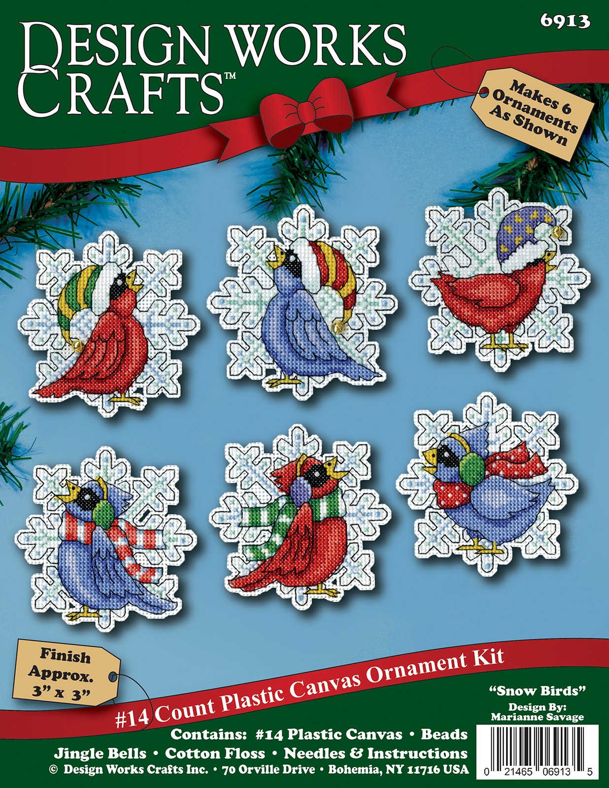 Snowbirds - Christmas Ornament Cross Stitch Kit