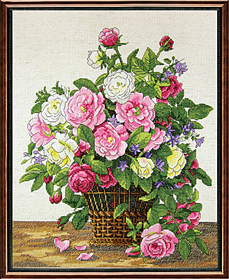 Roses - Cross Stitch Kit