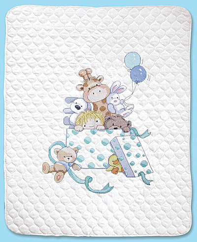 Toy Box Quilt - Cross Stitch Kit