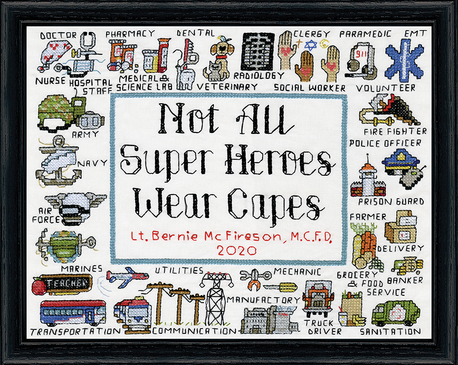 Super Heroes - Cross Stitch Kit