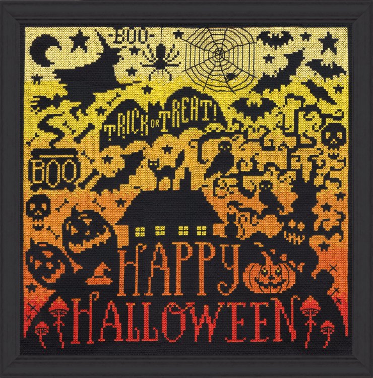 Happy Halloween - Cross Stitch Kit