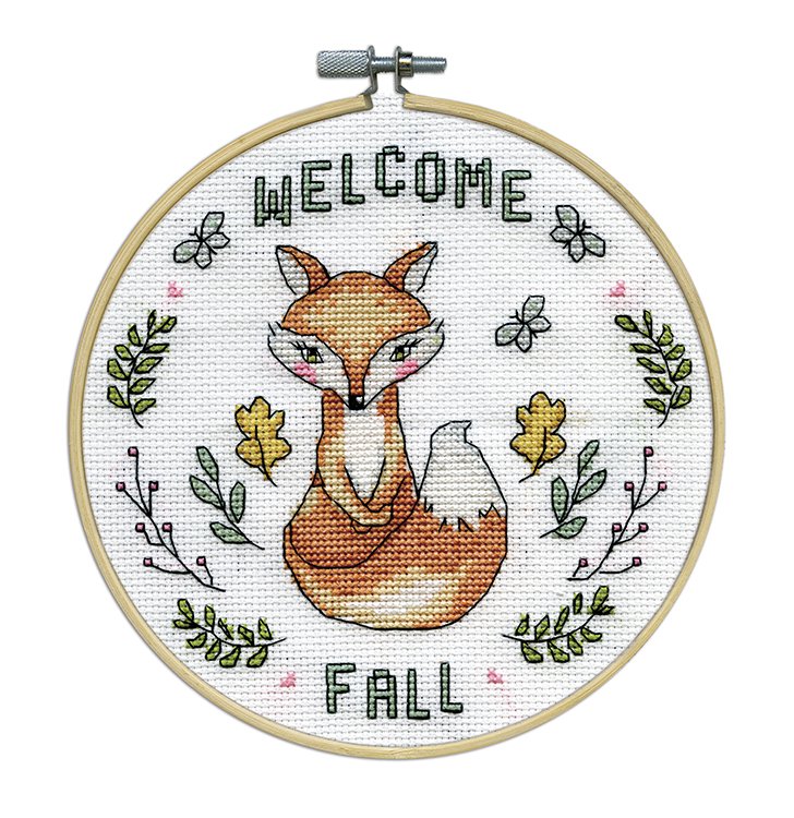 Welcome Fox - Cross Stitch Kit