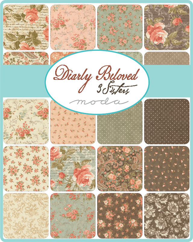 Dearly Beloved - Fat Quarter Bundle, different perspective #1, zoomed in. Select this picture to zoom back out.