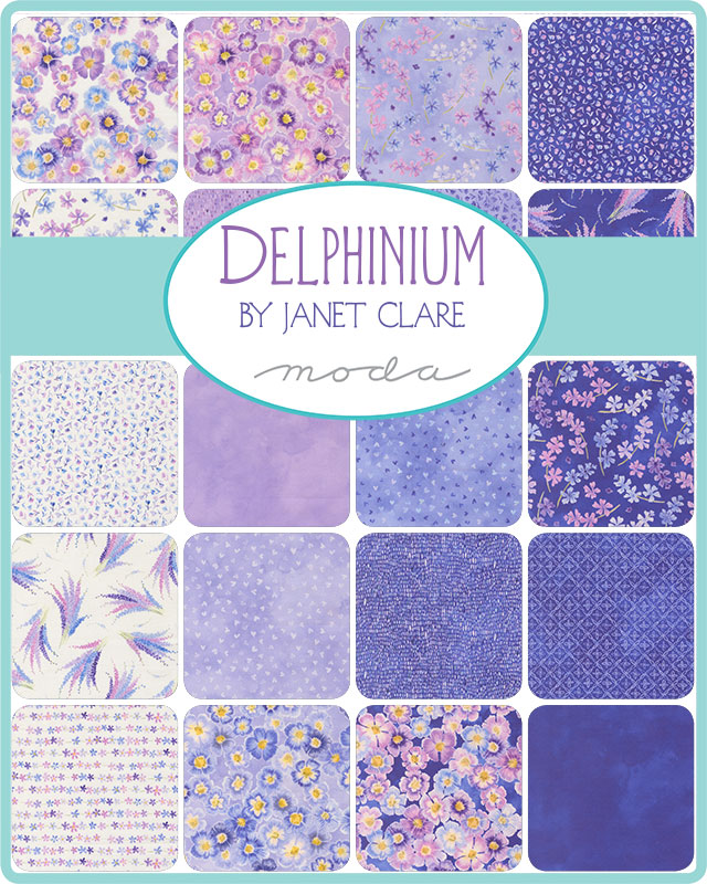 Delphinium - Charm Pack
