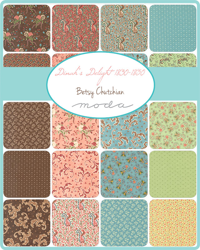 Dinahs Delight Dainty - Rosemary - Quilt Fabric