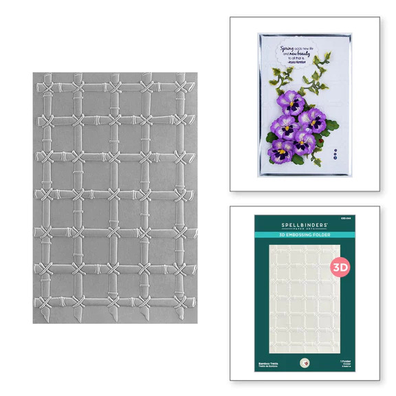 Bamboo Trellis - 3D Embossing Folder