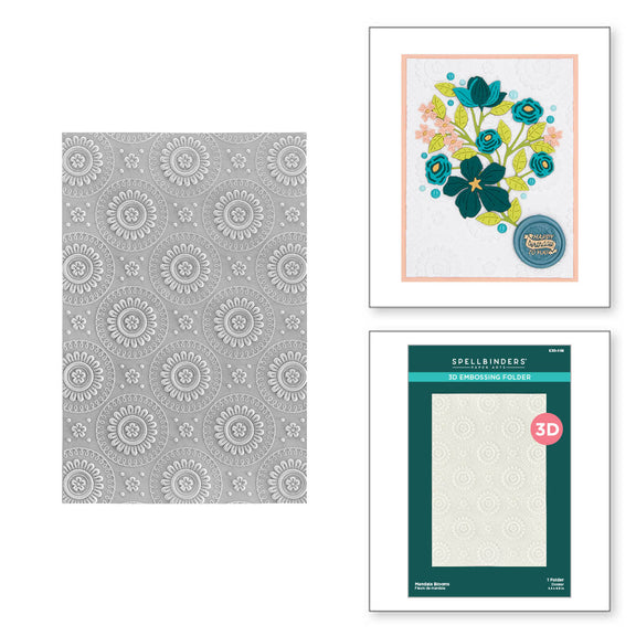 Mandala Blooms - 3D Embossing Folder