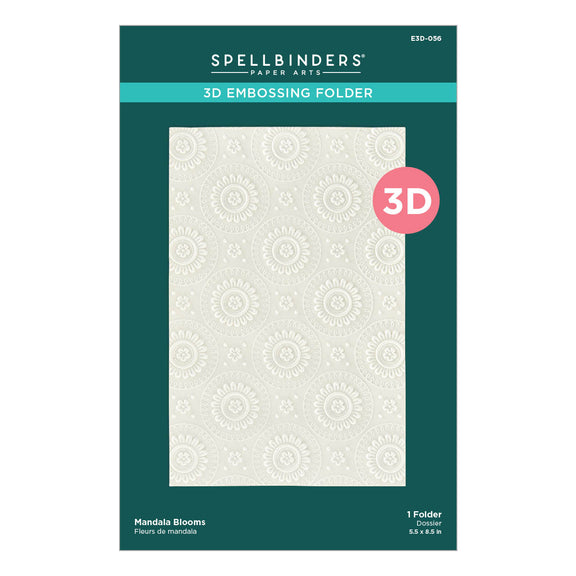 Mandala Blooms - 3D Embossing Folder