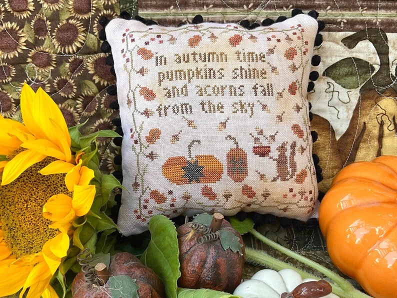 The Acorn Catcher - Cross Stitch Pattern