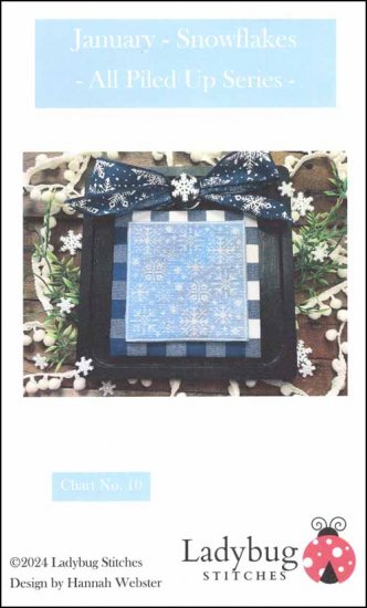 January Snowflakes - All Piled Up - Cross Stitch Pattern