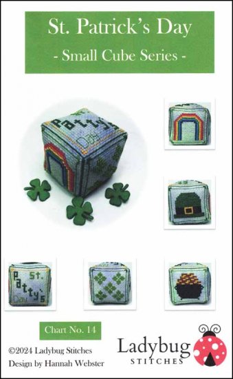St Patrick's Day - Small Cube - Cross Stitch Pattern