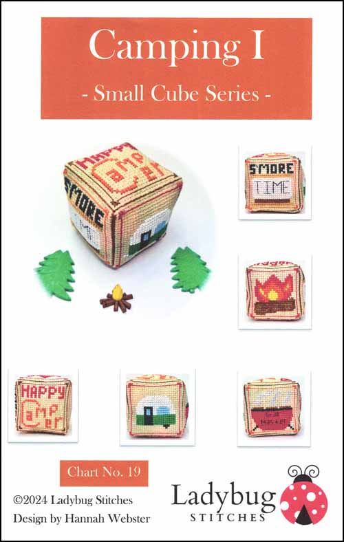 Camping I - Small Cube Series - Cross Stitch Pattern