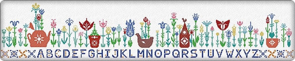 Rustic Alphabet - Cross Stitch Pattern