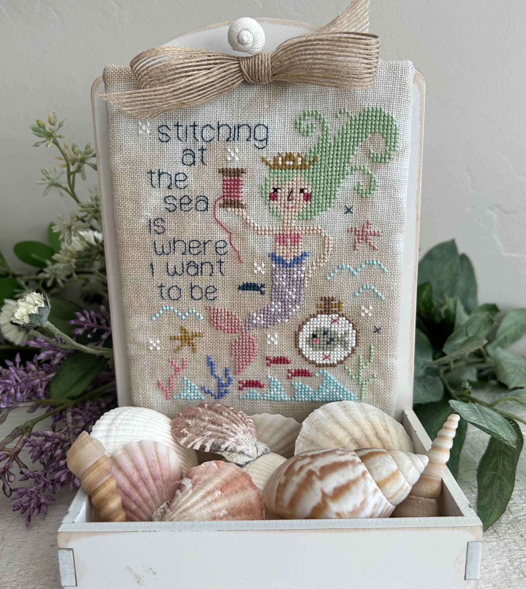 Stitching At The Sea - Cross Stitch Pattern
