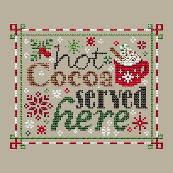 A Type of Christmas Hot Cocoa - Cross Stitch Pattern