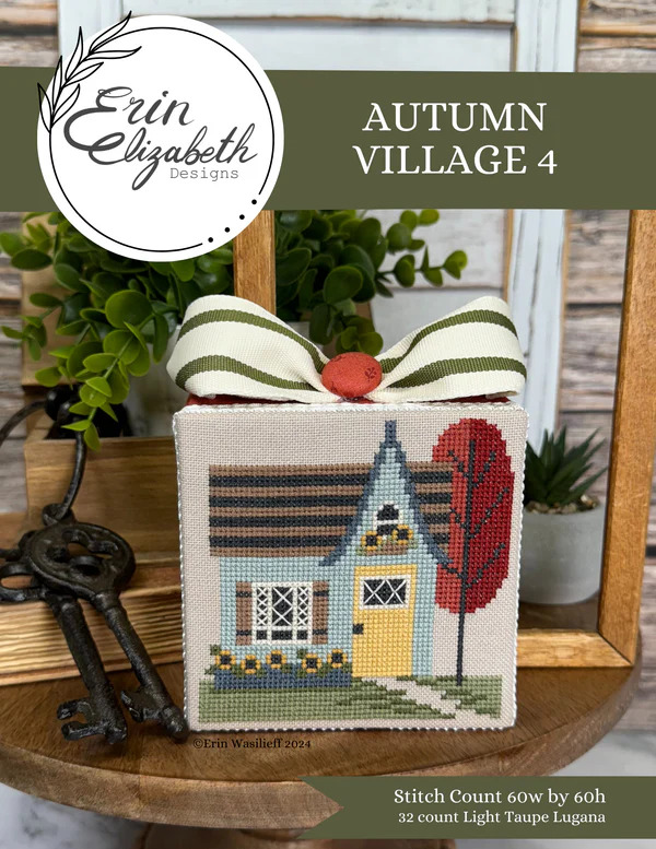 Autumn Village 4 - Cross Stitch Pattern