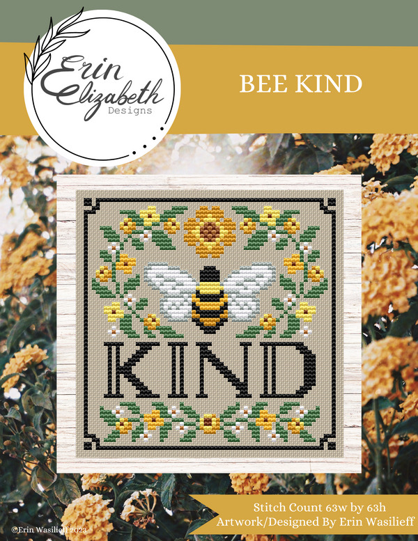 Bee Kind - Cross Stitch Pattern