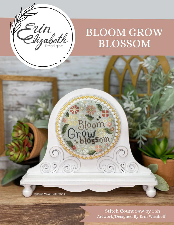 Bloom Grow Blossom - Cross Stitch Pattern