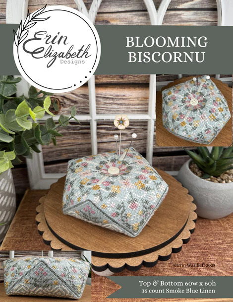 Blooming Biscornu - Cross Stitch Pattern