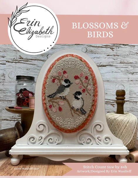 Blossoms And Birds - Cross Stitch Pattern
