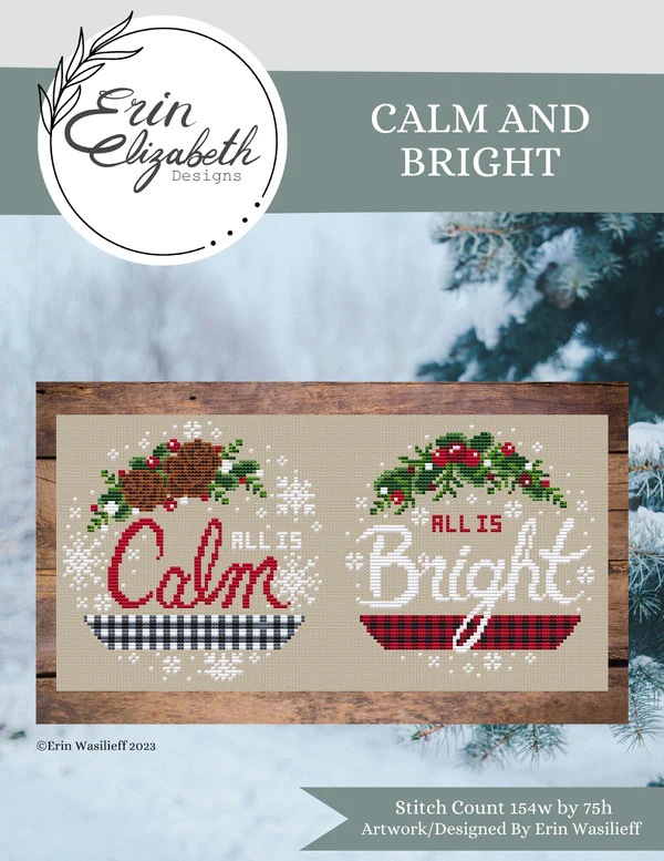 Calm And Bright - Christmas Cross Stitch Pattern