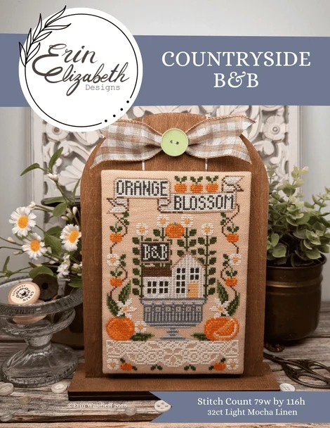 Countryside B&B - Cross Stitch Pattern, zoomed in. Select this picture to zoom back out.