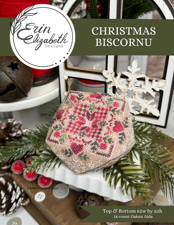 Christmas Biscornu - Cross Stitch Pattern