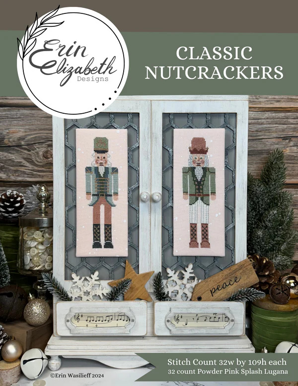 Classic Nutcrackers - Christmas Cross Stitch Pattern