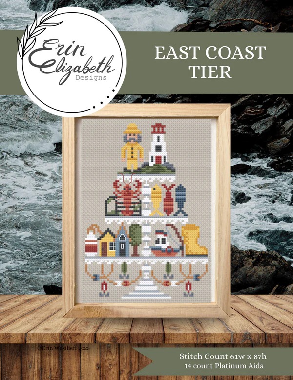 East Coast Tier - Cross Stitch Pattern