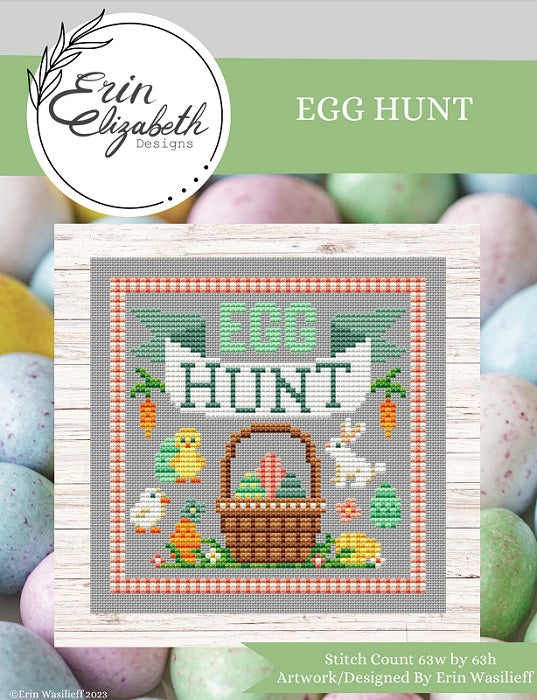 Egg Hunt - Easter Cross Stitch Pattern