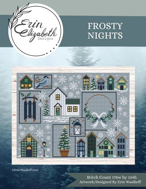 Frosty Nights - Christmas Cross Stitch Pattern