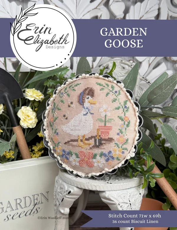 Garden Goose - Cross Stitch Pattern