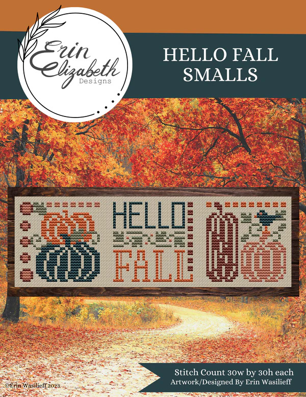 Hello Fall Smalls - Cross Stitch Pattern