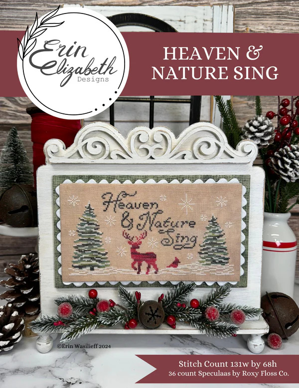 Heaven & Nature Sing - Christmas Cross Stitch Pattern