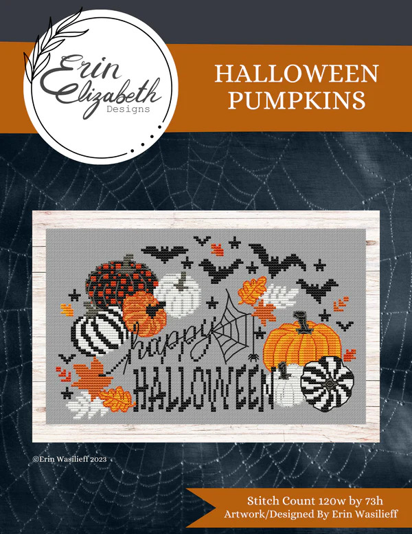 Halloween Pumpkins - Cross Stitch Pattern
