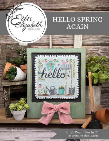 Hello Spring Again - Cross Stitch Pattern