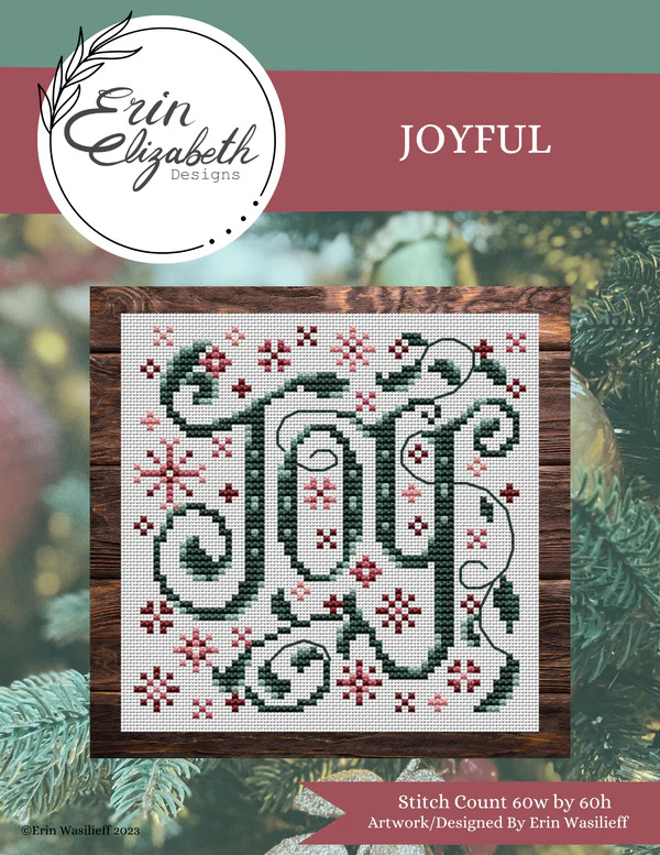 Joyful - Christmas Cross Stitch Pattern