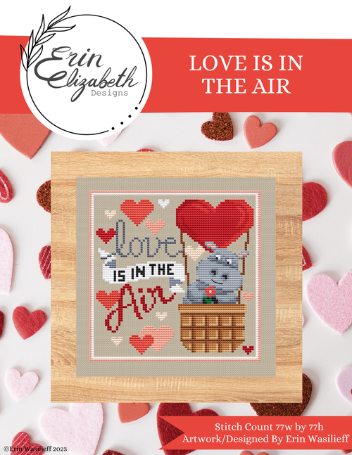 Love Is In The Air - Cross Stitch Pattern
