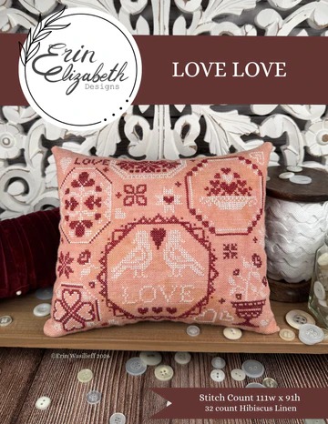 Love Love - Valentine Cross Stitch Pattern