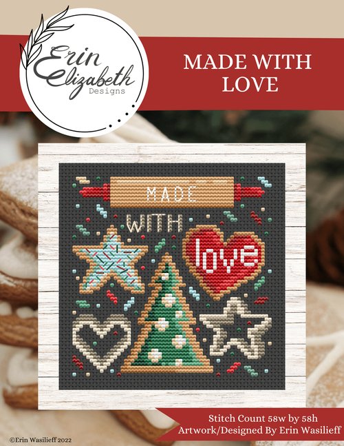 Made With Love - Cross Stitch Pattern