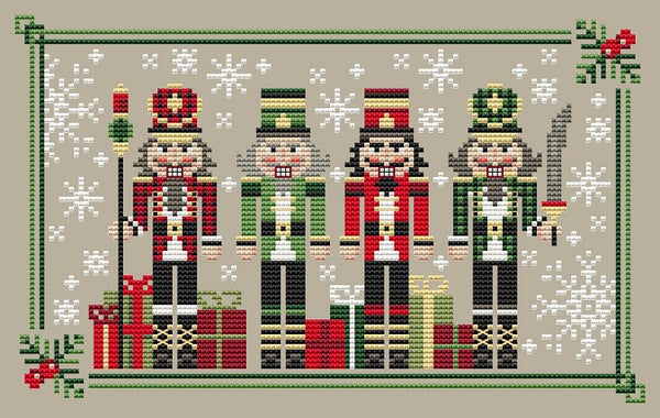 Nuts 4 Christmas - Cross Stitch Pattern