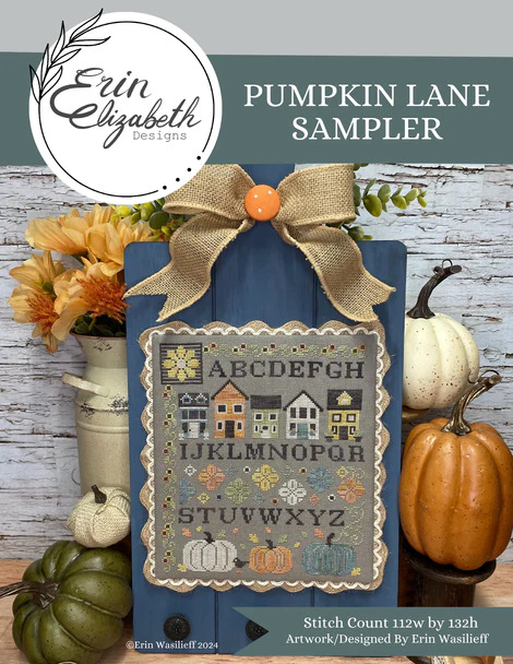 Pumpkin Lane Sampler - Cross Stitch Pattern