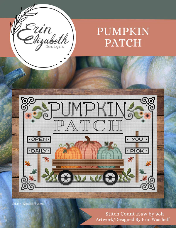 Pumpkin Patch - Thanksgiving Cross Stitch Pattern