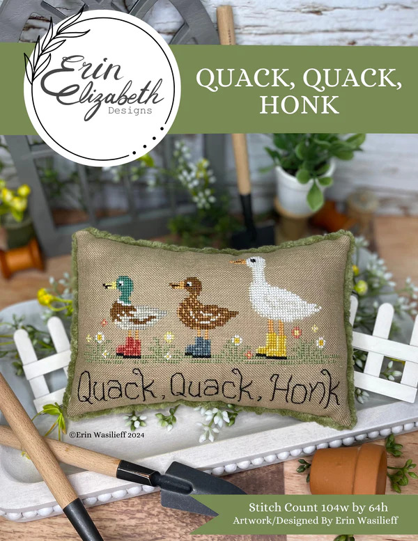 Quack, Quack, Honk - Cross Stitch Pattern