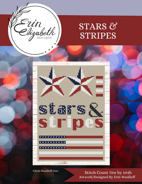 Stars And Stripes - Cross Stitch Pattern