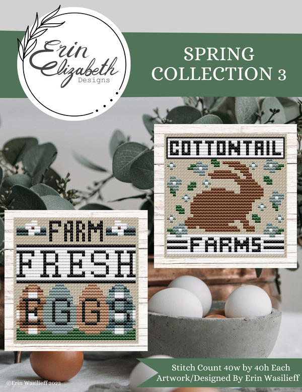 Spring Collection 3 - Cross Stitch Pattern