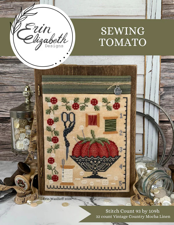 Sewing Tomato - Cross Stitch Pattern