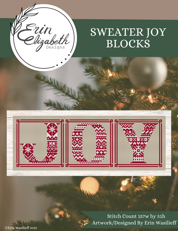 Sweater Joy Blocks - Cross Stitch Pattern